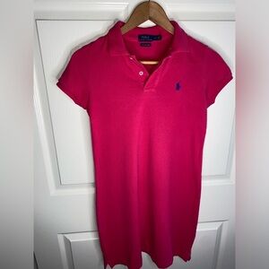 Polo Ralph Lauren “The Mini Mesh” Polo Dress Hot Pink, Size Small
